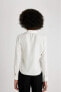Kadın Beyaz Gömlek - W3614az/wt32