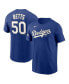 ფოტო #1 პროდუქტის Los Angeles Dodgers Men's Gold Name and Number Player T-Shirt Mookie Betts