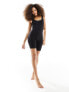 Фото #5 товара Vero Moda scoop neck seamless body suit in black