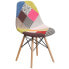 Фото #4 товара Elon Series Milan Patchwork Fabric Chair With Wood Base