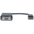 Фото #6 товара Manhattan DisplayPort to VGA HD15 Converter Cable - 15cm - Male to Female - Active - Equivalent to DP2VGA2 - DP With Latch - Black - Lifetime Warranty - Polybag - 0.15 m - DisplayPort - VGA (D-Sub) - Male - Female - Straight