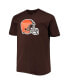 ფოტო #3 პროდუქტის Men's Deshaun Watson Brown Cleveland Browns Big and Tall Player Name and Number T-shirt