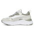 Фото #3 товара Puma Cassia Mix Lace Up Womens Grey, White Sneakers Casual Shoes 39195902