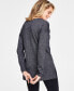 Фото #2 товара Women's Shine V-Neck Long-Sleeve Tunic, Created for Macy's
