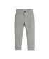 Toddler Boys Fleece Suit Pant Gray heather herringbone fleece, 2T - фото #2