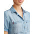 Фото #3 товара Ev1 Ellen Degeneres Chambray 2-Pocket Short Sleeve Dress Women's Size XS