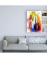 Фото #3 товара Philippe Hugonnard NYC Watercolor Collection - the New Yorker Canvas Art - 15.5" x 21"