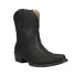 Фото #2 товара Roper Riley Scroll Embroidered Snip Toe Cowboy Booties Womens Black Casual Boots