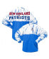 ფოტო #1 პროდუქტის Women's Royal New England Patriots Vintage-Like Jersey Long Sleeve T-shirt