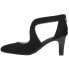 LifeStride Giovanna Round Toe Mary Jane Pumps Womens Black Dress Casual G0661S10