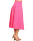 Фото #3 товара Plus Size Flared Midi Skirt