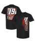 Men's Black Martin Truex Jr Name and Number T-shirt