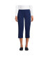 ფოტო #1 პროდუქტის Women's Starfish Mid Rise Elastic Waist Pull On Crop Pants