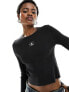 Calvin Klein Jeans ribbed easy sweater in black 2XL - фото #1