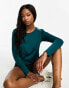 Фото #2 товара Hummel Mesh long sleeve top in dark green