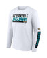 Фото #4 товара Men's Black, White Jacksonville Jaguars Two-Pack 2023 Schedule T-shirt Combo Set