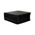 MEDIARANGE BOX93 - Wallet case - 200 discs - Black - Faux leather - Fleece - 120 mm - Black