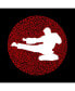 ფოტო #3 პროდუქტის Men's Raglan Word Art T-shirt - Types of Martial Arts