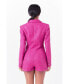 ფოტო #3 პროდუქტის Women's Tweed Blazer Romper
