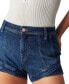 ფოტო #3 პროდუქტის Women's Mona High Rise Denim Shorts