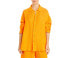 Faithfull the Brand Womens Solar Crinkle Shirt Tangerine Size US 4