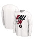 Фото #1 товара Men's White Stanford Cardinal Ball In Bench Long Sleeve T-shirt