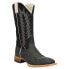 Фото #2 товара Justin Boots Hombre 13" Wide Square Toe Cowboy Mens Black Casual Boots JP2506