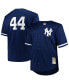 Фото #1 товара Men's Reggie Jackson Navy New York Yankees Big Tall Cooperstown Collection Mesh Batting Practice Jersey