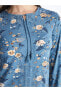 Фото #4 товара LCW Grace Bağlamalı Yaka Çiçekli Uzun Kollu Kadın Bluz