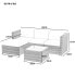 Фото #15 товара Polyrattan Gartenlounge-Set Ecksofa