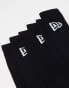 Фото #4 товара New Era 3 pack logo socks in black