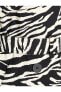 Zebra Desenli Trençkot