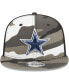 Фото #3 товара Men's Urban Camo Dallas Cowboys 9FIFTY Trucker Snapback Hat