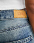 Фото #8 товара Stradivarius STR straight leg jean in light vintage wash