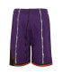 Big Boys Purple Toronto Raptors Hardwood Classics Swingman Shorts