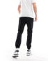 Jack & Jones cuffed chino in black