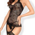 Sexy Body­stocking mit Spitzen-Details