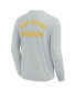 Фото #4 товара Men's and Women's Gray San Diego Padres Super Soft Long Sleeve T-shirt