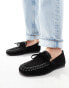 Фото #1 товара ASOS DESIGN Merit leather boat shoe in black