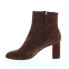 Фото #8 товара David Tate Mood Womens Brown Extra Wide Suede Zipper Casual Dress Boots 9