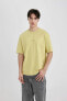 Erkek T-shirt B8491ax/kh486 Lt.olive