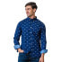 Фото #1 товара Men's Organic Long Sleeve Stretch Poplin Button Down Shirt