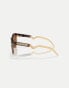 Фото #2 товара Oakley kylian mbappé signature series hstn round sunglasses in brown with brown mirrored lens in dark amber/light curry