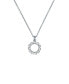 Фото #1 товара HALOAN: Halo Crystal Pendant Necklace