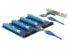 Фото #6 товара Delock 41427 - PCIe - PCIe - USB 3.2 Gen 1 (3.1 Gen 1) - Black - Blue - China - Asmedia ASM1184e - 0.8 Gbit/s