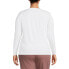 ფოტო #7 პროდუქტის Plus Size Relaxed Supima Cotton T-Shirt