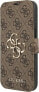 Guess Guess GUBKP13S4GMGBR iPhone 13 mini 5,4" brązowy/brown book 4G Big Metal Logo