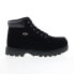 Фото #1 товара Lugz Warsaw MWARSD-001 Mens Black Synthetic Lace Up Casual Dress Boots