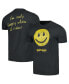 ფოტო #1 პროდუქტის Men's Charcoal Garbage Rain Smiley T-shirt
