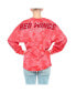 Фото #3 товара Women's Red Detroit Red Wings Crystal-Dye Long Sleeve T-shirt